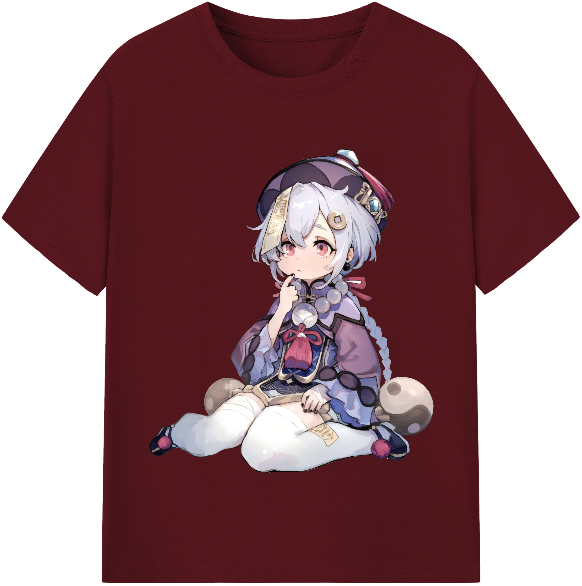 げんし神 七七 なな  genshin Nana 綿100％半袖Tシャツ（フロントプリント）